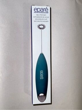 eparé Handheld Milk Frother - Teal NWT